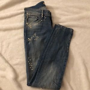 Limited edition guess pearl jeans 👖